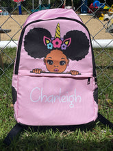 Load image into Gallery viewer, Diva’s Designs 252 Custom Backpack Book Bag
