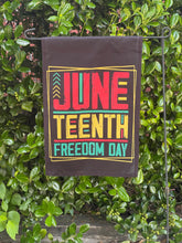 Load image into Gallery viewer, Diva’s Designs 252 Juneteenth Garden Flag SALE
