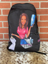 Load image into Gallery viewer, Diva’s Designs 252 Custom Backpack Book Bag
