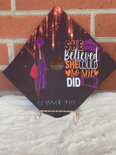 Load image into Gallery viewer, Diva’s Designs 252 Custom Grad Cap Topper
