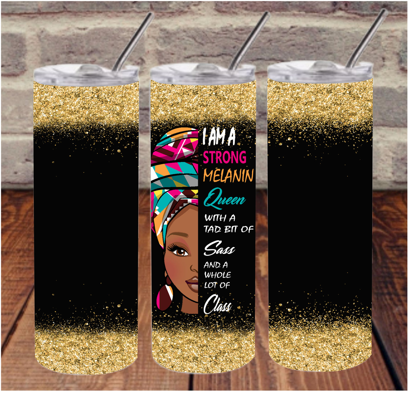 Diva's Designs 252 I AM 20 oz Tumbler